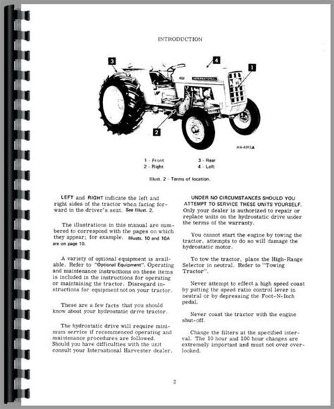 Model 2400 international tractor operators manual. - 2005 2010 g5 service and repair manual.