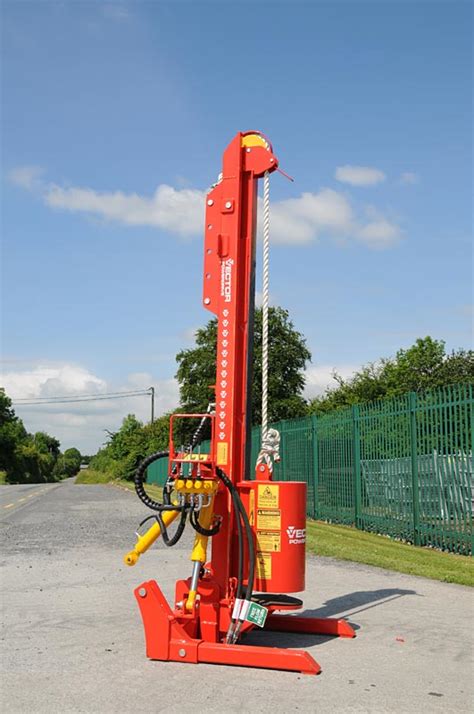 Model 6 MiniExcavator Post Driver Vector PowerDrive