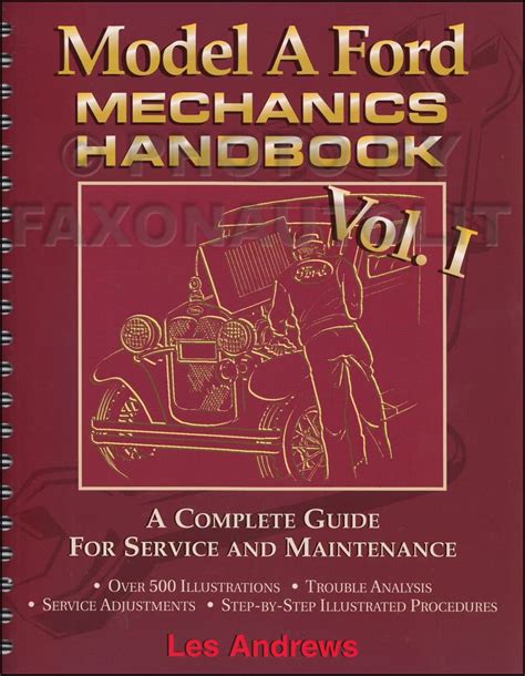 Model A Ford Mechanics Handbook
