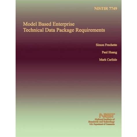 Model Based Enterprise Technical Data Package Requirements