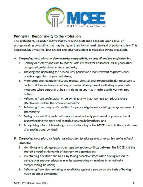 Model code of ethics for educators mcee gcu.  Beneath the description, use GC...