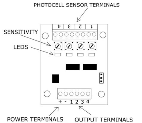 Model railroad optical detector.  The CDS4 photocell detector module allows up to...