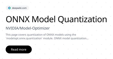 Modelopt onnx quantization