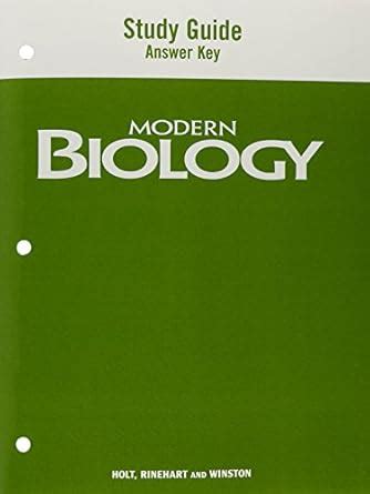 Modern Biology Study Guide Answer Key Section49