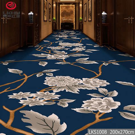 Modern Design Custom Printed 3D Carpet Geometric Print Large Area