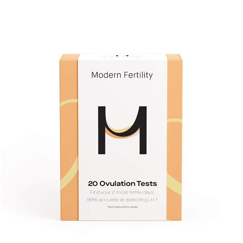 Modern Fertility Ovulation Test 20 Test Strips Free iOS App To Scan