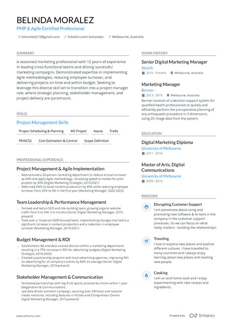 Modern Functional Resume Template