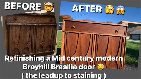 Modern Hill Furniture - Broyhill Brasilia Refinish - YouTube