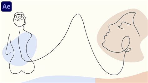 Modern Line Art Animation After Effects Tutorial Effect For You
