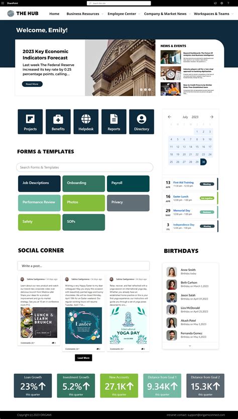 Modern Sharepoint Site Templates Portal Tutorials