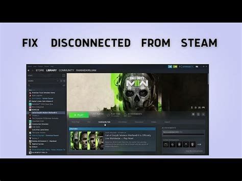 Modern Warfare 2 Disconnected from Steam error How to fix possible reasons and more