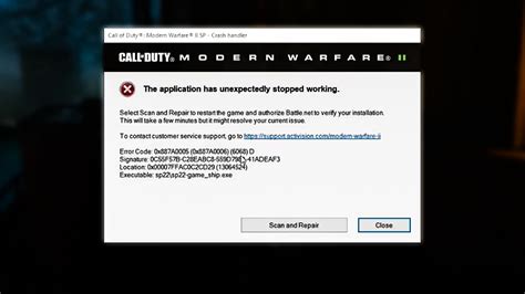 Modern Warfare 2 Scan and Repair error How to fix possible reasons and more