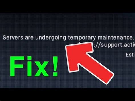 Modern Warfare 2 Server under temporary maintenance error How to fix possible reasons and more