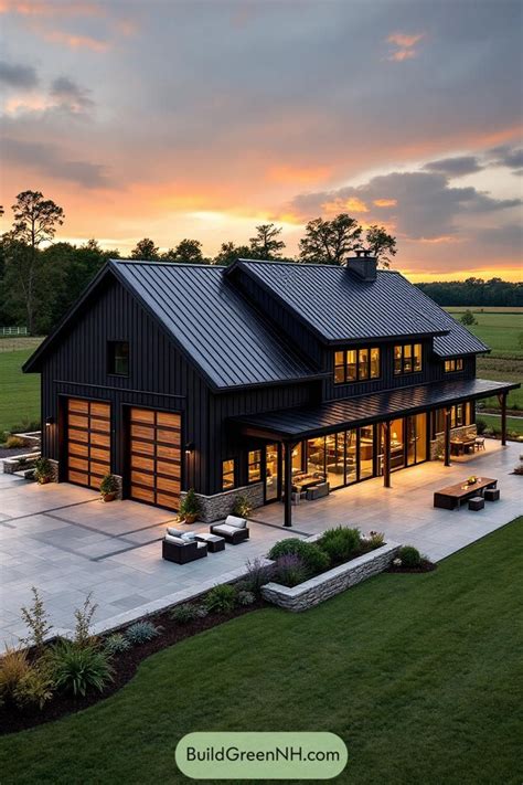 Modern barndominium designs.  Originally conceived from the conversion of e...