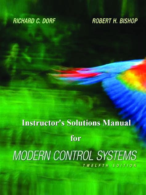 Modern control systems solutions manual 12th edition. - A guide to innovation processes and solutions for government.