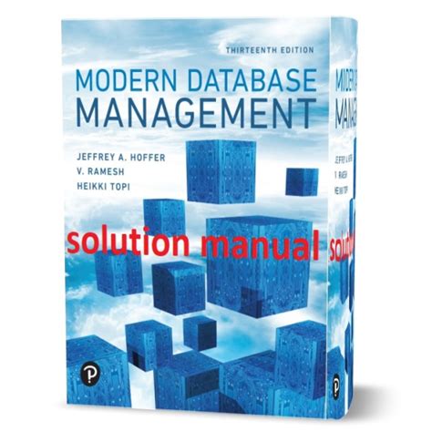 Modern database management hoffer solutions manual. - Vorschläge zur regelung und ausbildung des verkehres der reichshaupt- und ....