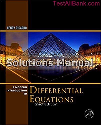 Modern introduction to differential equations solutions manual. - Manual market leader intermediate answer unit 4 success.