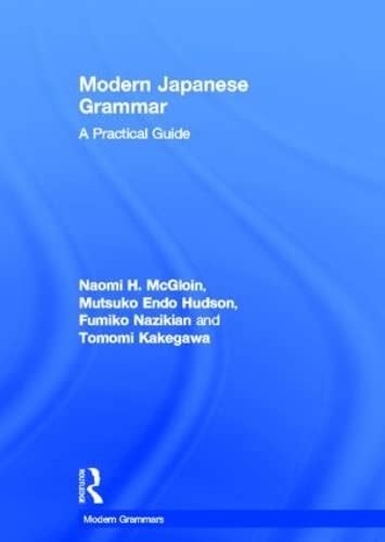 Modern japanese grammar a practical guide modern grammars. - Manuale carrello elevatore toyota 02 4fd25.