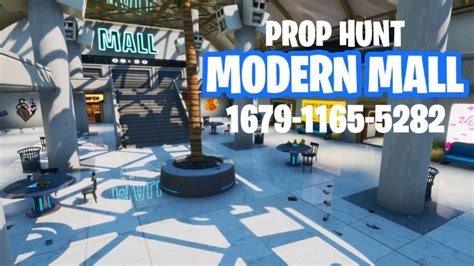 Come play Prop hunt Modern MALL by j471 in Fortnite Creati
