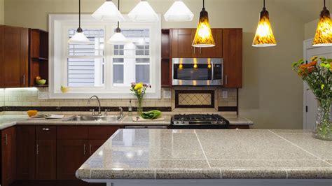 Modern tile countertops. The tile itself can range from $2 a square foot up to $30 a square foot. The average cost to install tile countertops is $1,500 but can be done for as low as $500 or as high as $3,000, depending ... 