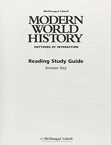 Modern world history patterns of interaction reading study guide answer key. - Leyland mini clubman 1275gt workshop manual.