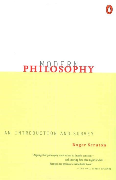 Read Modern Philosophy An Introduction And Survey By Roger Scruton