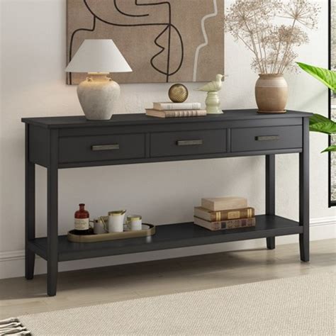 ModernLuxe Simplify 3drawer Console Table