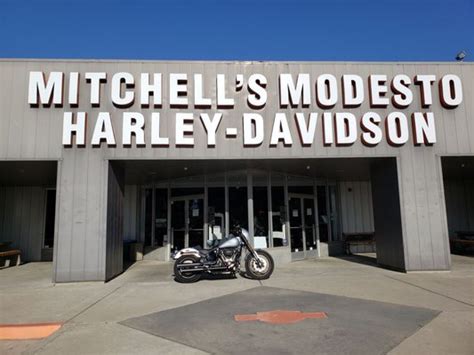 Modesto harley. Mitchell's Modesto Harley-Davidson® is celebrating 25 Years in business and has been exceeding the needs of the Northern California Harley-Davidson® enthusiast. No matter what you are looking for, from the newest fashion selections from our large MotorClothes® department, to the factory trained service technicians and experienced sales personnel. 