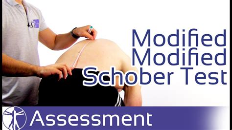 Modified Schober Test YouTube