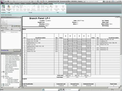 Modifying panel schedules using Excel : r/RevitMEP