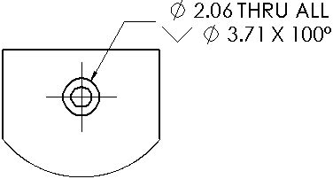 Modifying the Hole Callout Format MySolidWorks