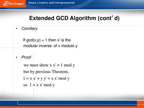 Modular Gcd Algorithms In X Mathend000