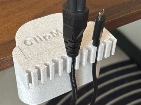 Modular desk clamp 3d print.  Click to find the best Results for cable org...