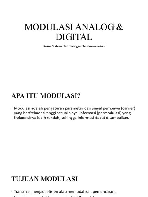 Modulasi