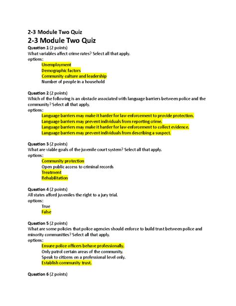 Module 2 quiz answers.  v=&Delta;d&Delta;t 2.  The most common type of form of organization in the U...