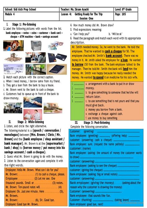 Module 4 lesson 26 grade 8. A.  We would like to show you a description he...