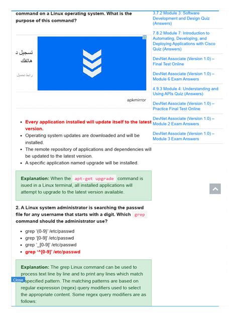 Module 8 answers. 10 Module Exam – DevNet Associate Module 8 Exam Eureka Math Grade 8 ...