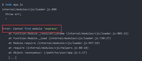 Module not found. js and how to fix it. js projects run smoothly.  The error can be c...