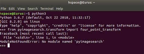Modulenotfounderror no module named pyimagesearch. pyimagesearch is not a...