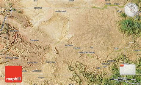 Moffat County Google Satellite Map - Maplandia.com