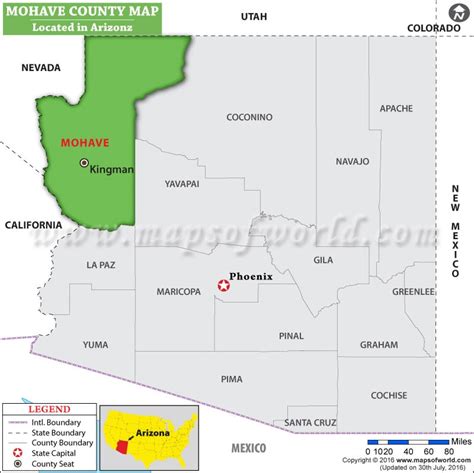 Mohave County Highways in Arizona