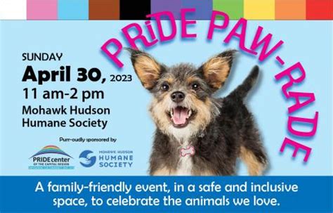 Mohawk Hudson Humane Society hosting Pride Paw-rade