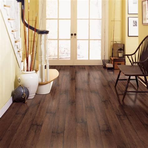 Mohawk flooring laminate. Good mid-range laminate floors tend to be priced around $2.50 per square foot and high end, luxury laminate can be as high as $5 to $6 per sq/ft. If you are concerned about hardness and sound ... 