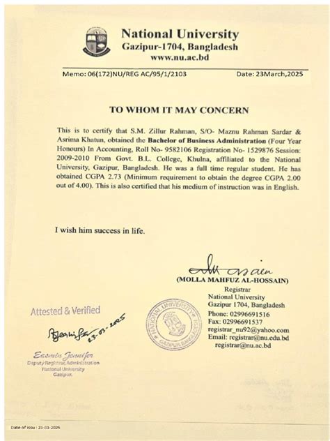 Moi certificate sample.  For reference, a sample MOI document is available for down...