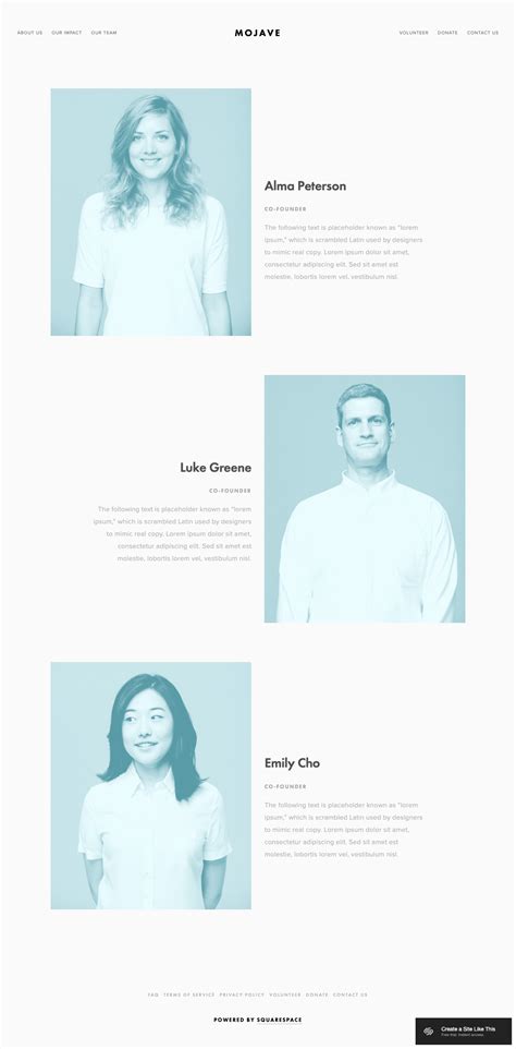Mojave Squarespace Website Squarespace Website Design Squarespace