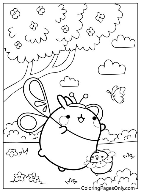 Molang Coloring Page