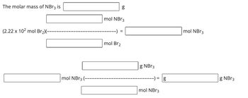 Molar mass of N3Br3 - webqc.org