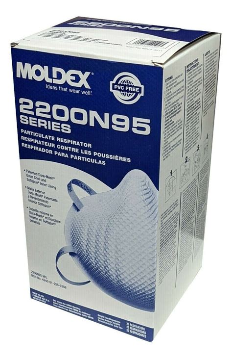 Moldex 3200 n95.  Shop Moldex 2200 N95 Particulate Respirator Mask, 20/Box. Use the code MASKS4A...