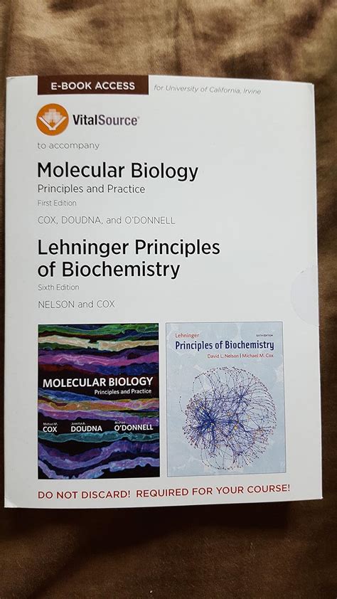 Molecular Biology Principles And Practices 1st Edition