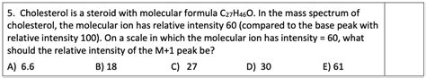 Molecular weight of C27H46O - Convert Units